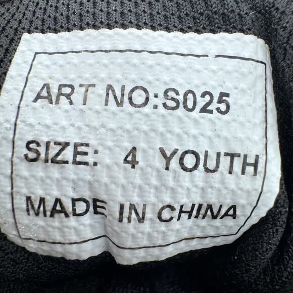 Matman SO25 Wrestling Shoe Youth 4 Black Suede High Top‎ Hook & loop Split Sole - Picture 9 of 9